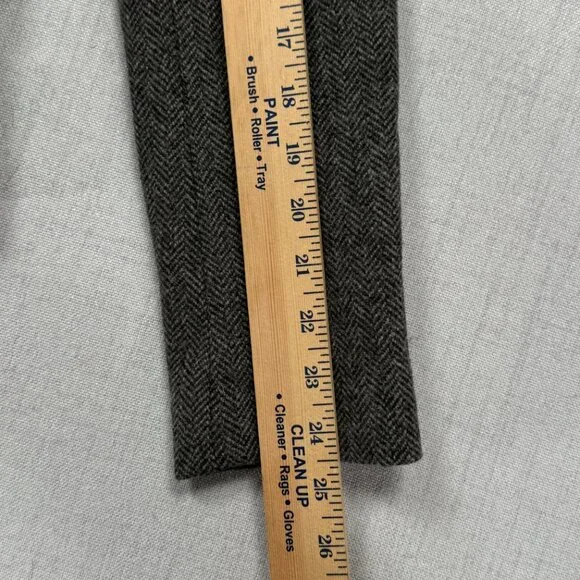 Jack Wills Tailored Blazer Herringbone Gray Wool Three Button Front Size 6 - Picture 10 of 12